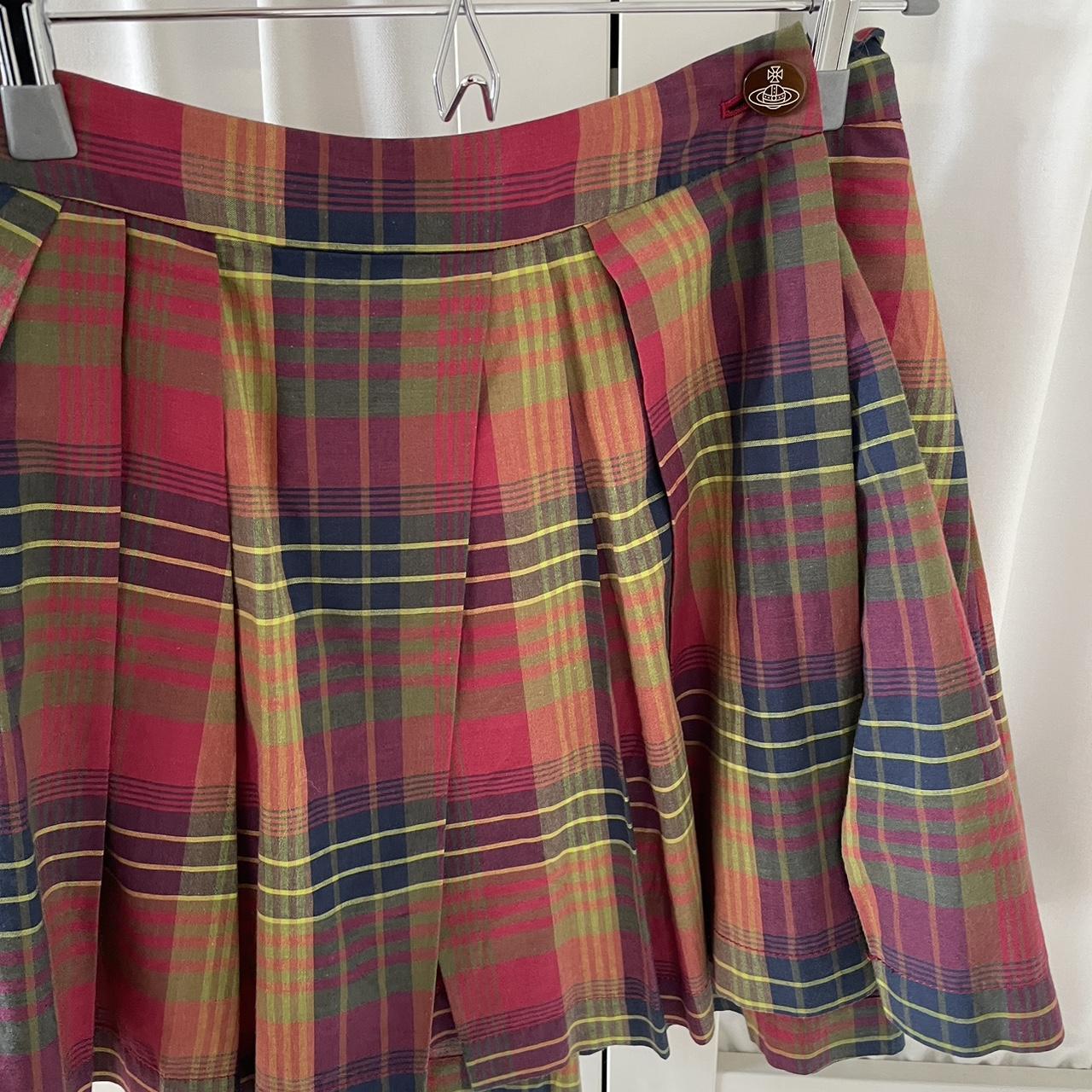 beautiful vintage Vivienne Westwood pleated skirt,... - Depop