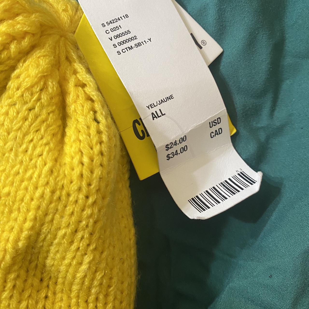 Chinatown yellow smiley face beanie - Depop