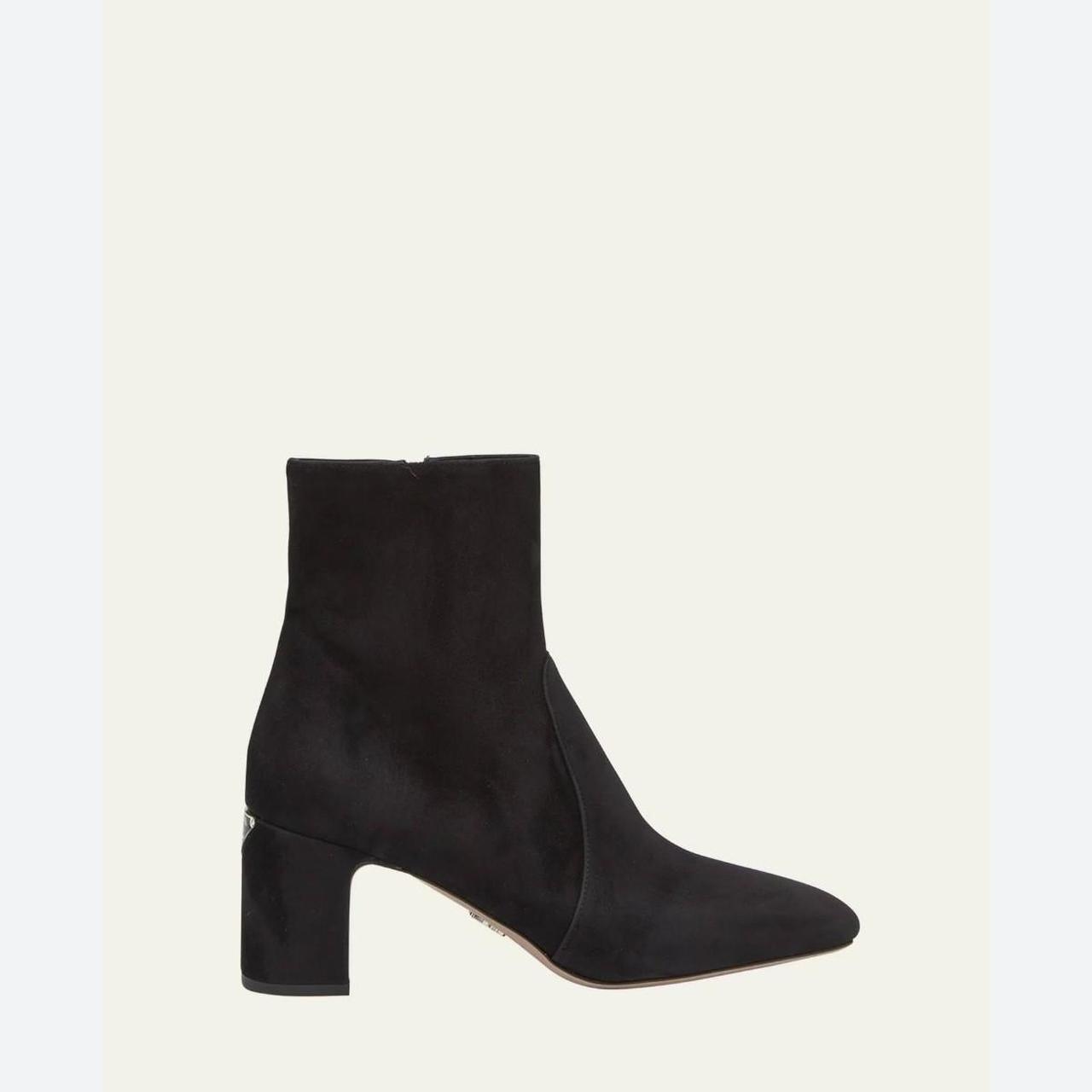 ショートブーツ・ブーティ PRADA Tronchetti Ankle Boots 24252203 Prada | Shoes | Prada Tronchetti Suede Ankle Boots | Poshmark