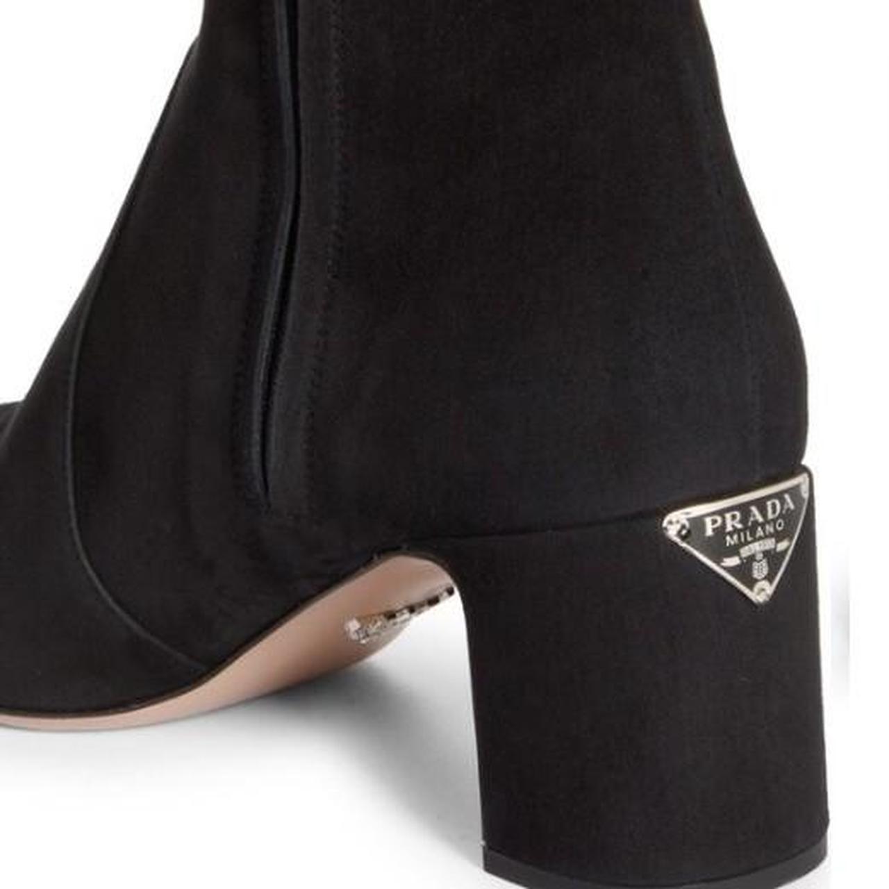 Prada-Tronchetti Block Heel Bootie Size | Depop