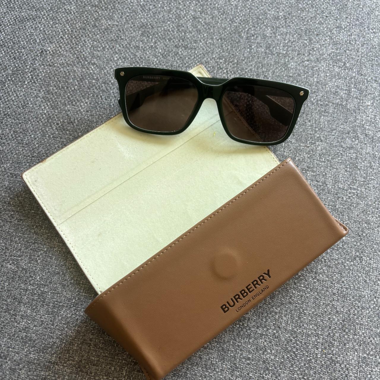 Mens Burberry Carnaby sunglasses 4337 in green sold. Depop