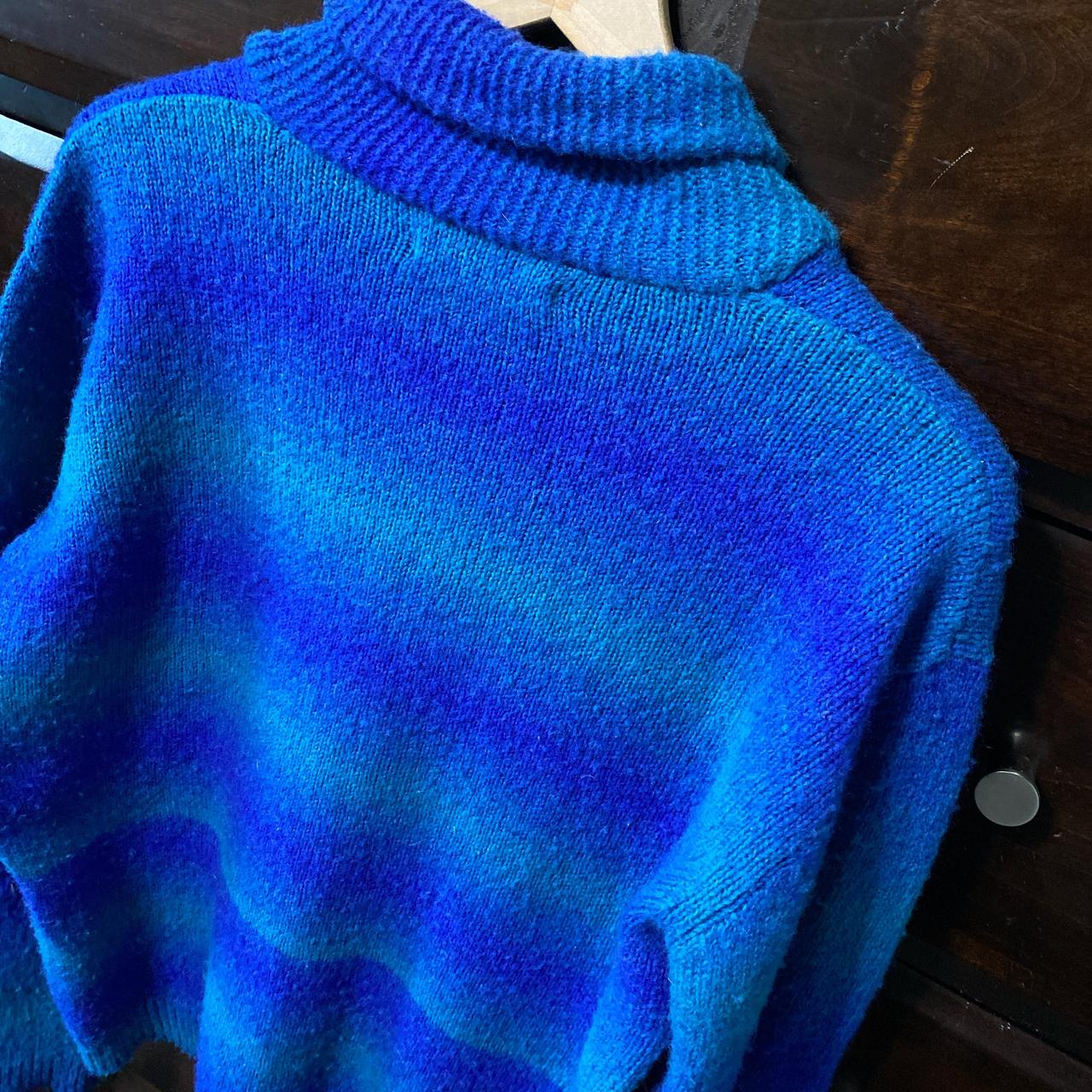 GIMAGUAS Blue Addo Sweater Brushed knit... - Depop