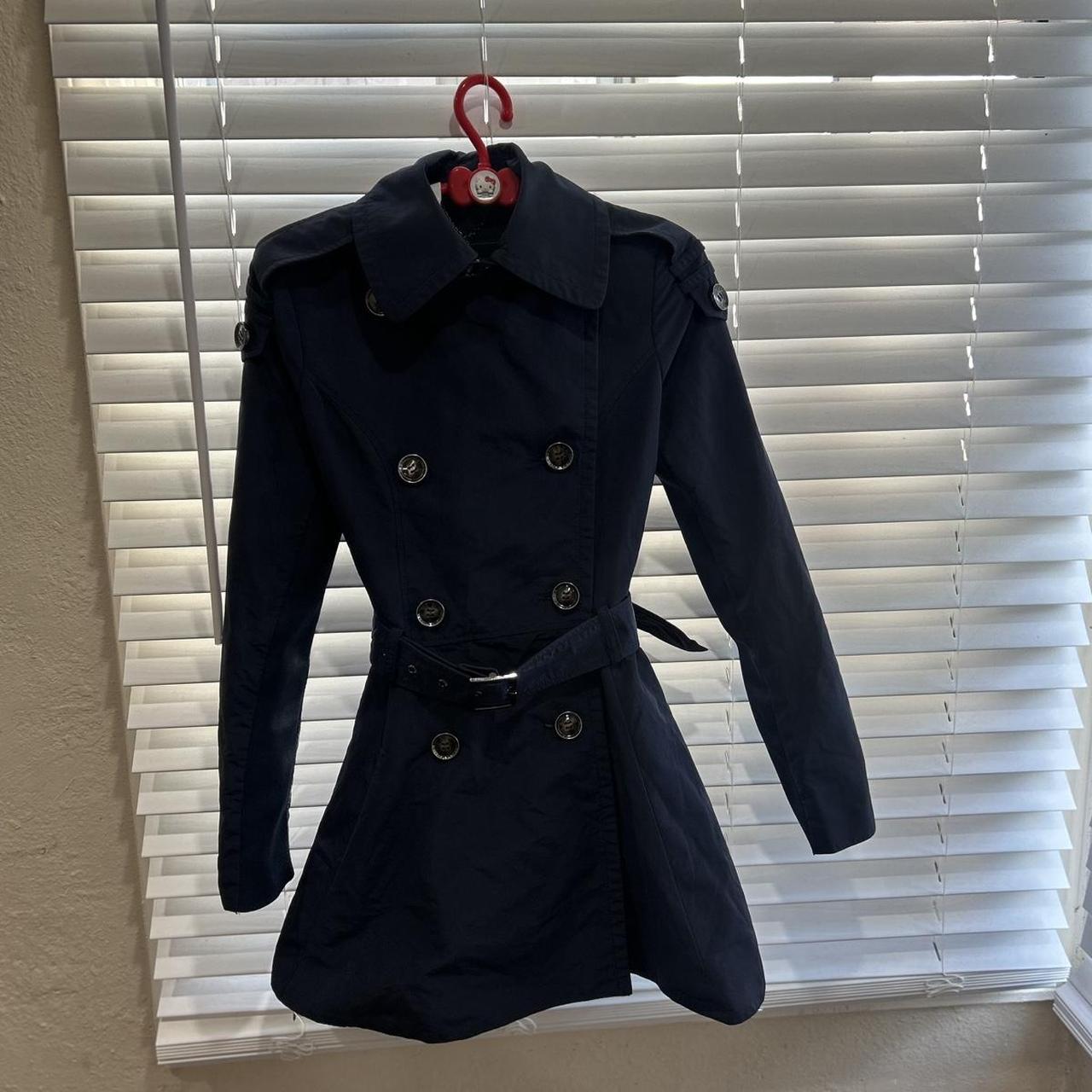 BCBGMAXAZRIA Women's Trench - Navy/Blue - XXS – B… - image 6