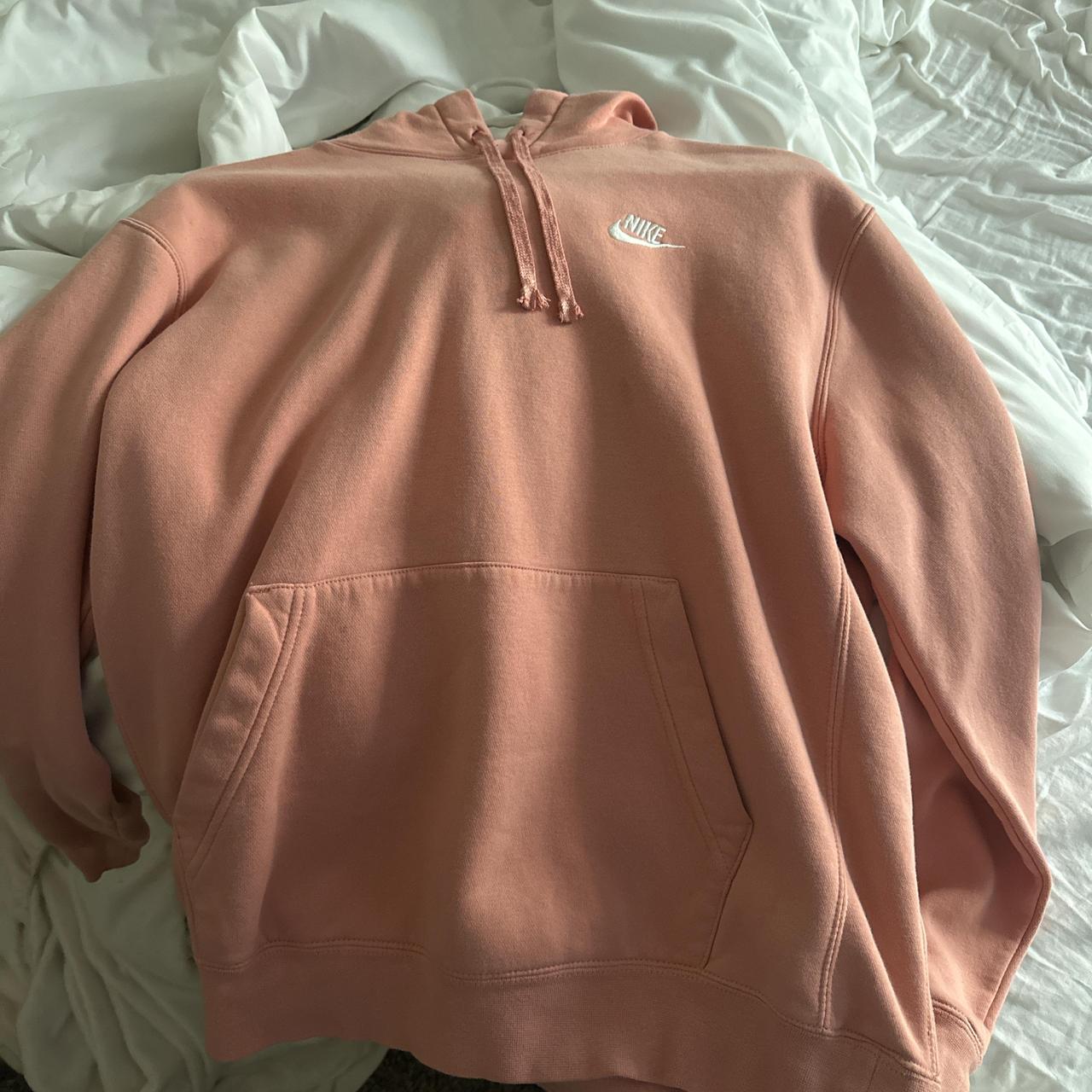 Nike orange hoodie #hoodies Depop