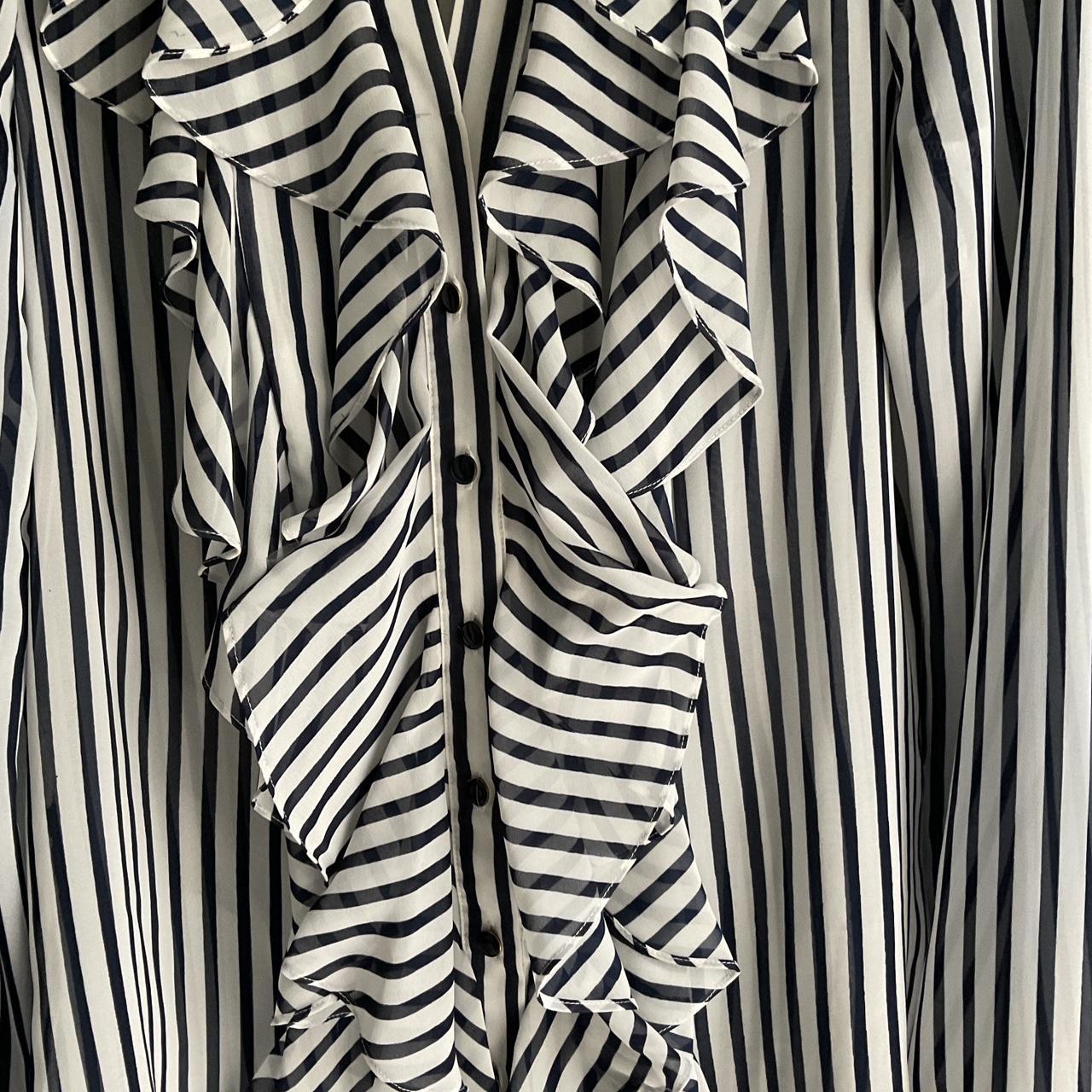 Cache Women's Blouse - Multi/White - 8 – Cache bl… - image 3