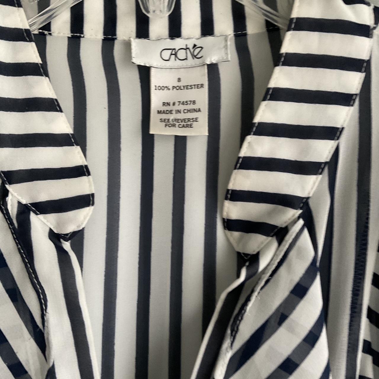 Cache Women's Blouse - Multi/White - 8 – Cache bl… - image 2