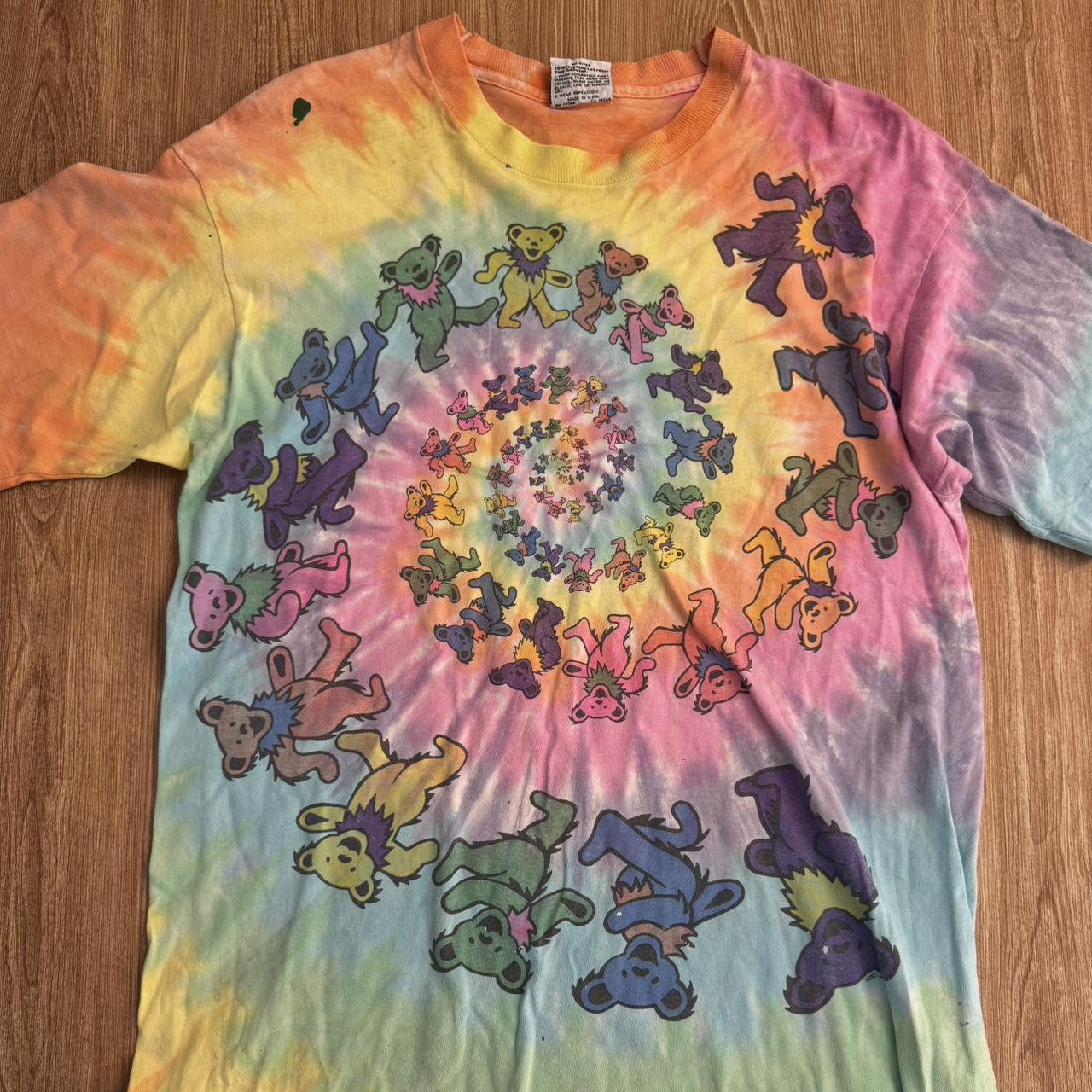 Vintage Grateful buy Dead 1990's pro delta weight tye dye tee . Super rare