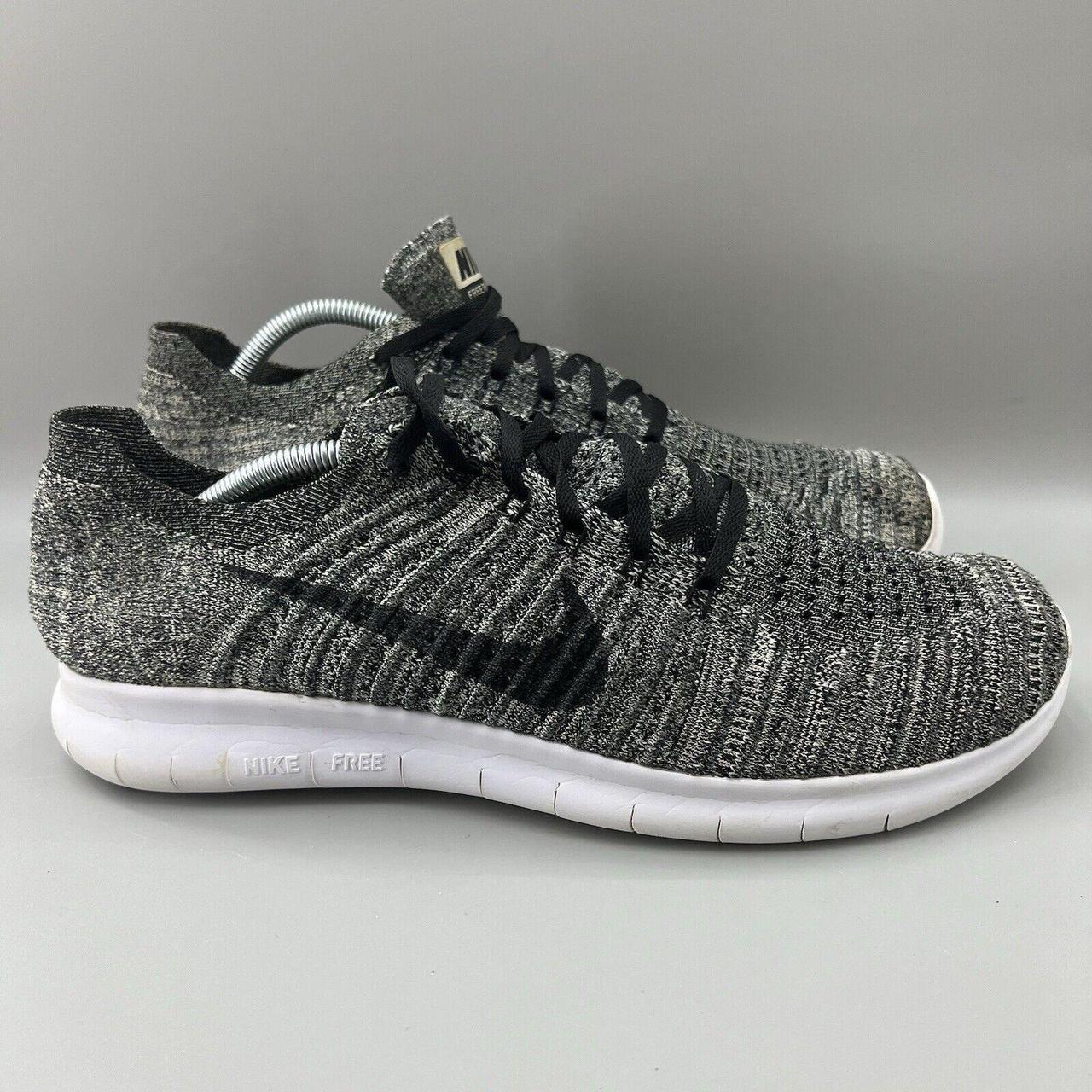 Nike Free Run Flyknit 2018 Mens Size 12 Shoes Gray. Depop