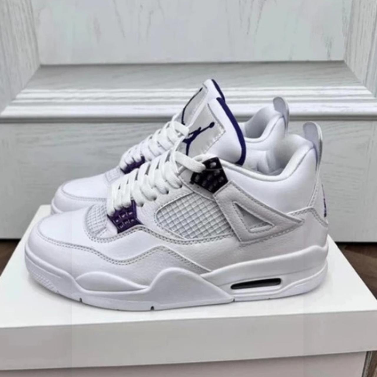 jordan 4 retro metallic purple women's
