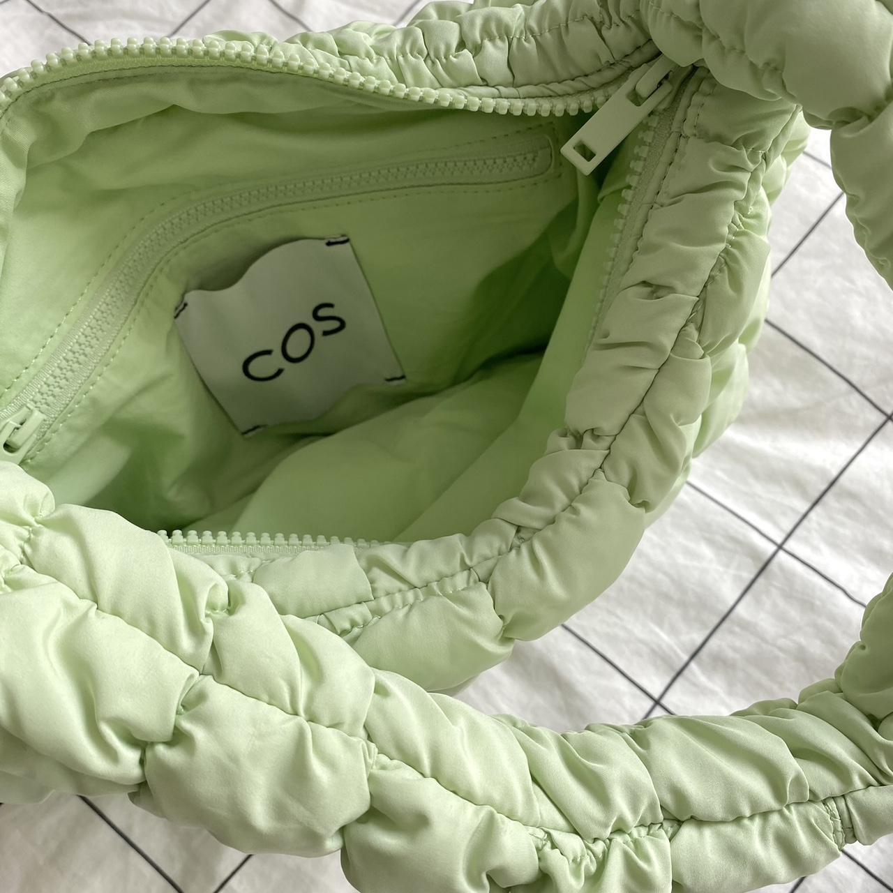 COS Mini quilted bag (Pastel green, Exclusive | Depop