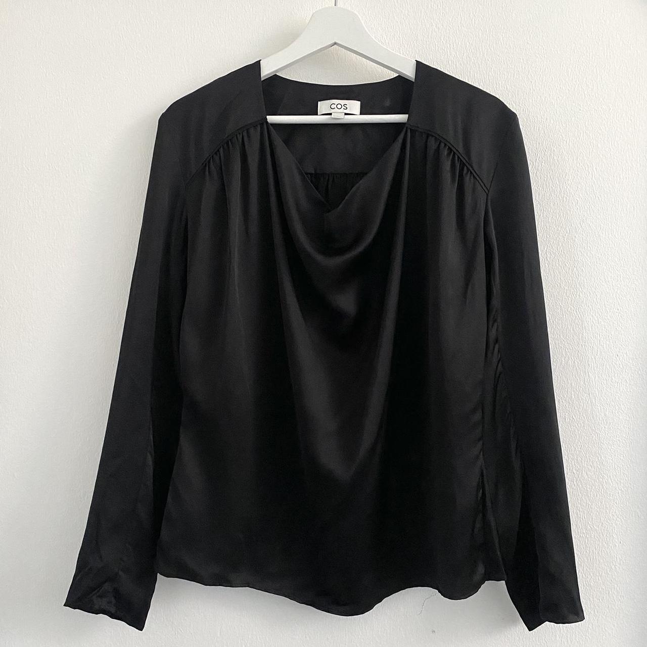 COS Draped cowl neck top Available in EU 36 UK