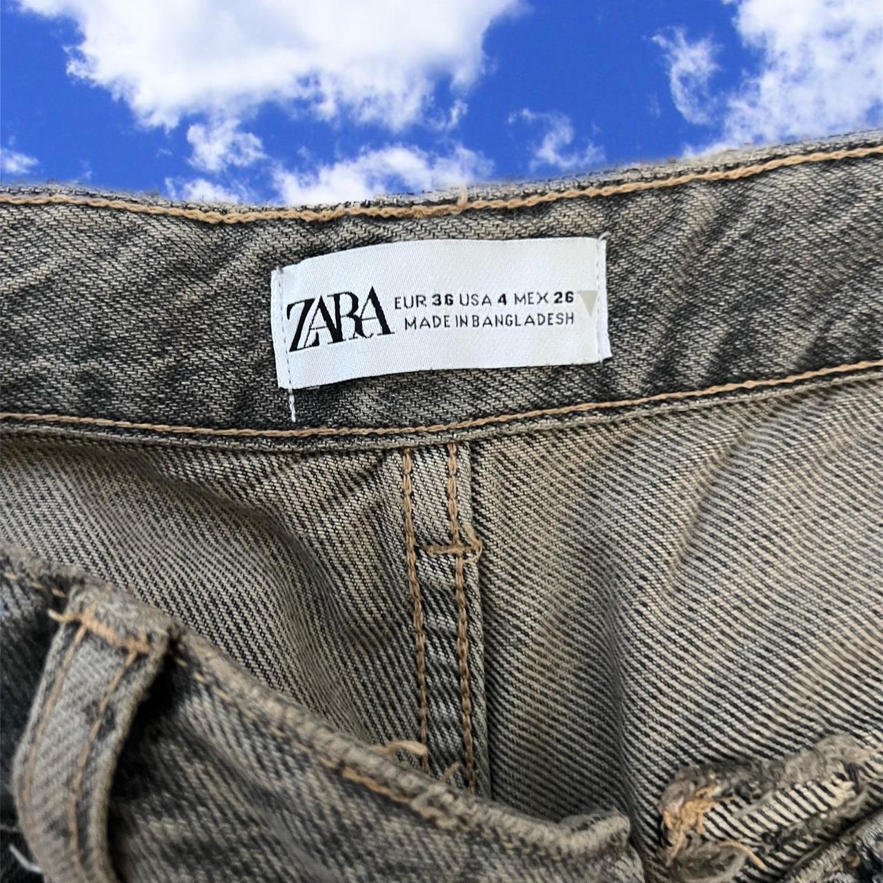 archive ZARA 極太 buggy denim pants y2k ZARA Y2K baggy TRIPP pants inspired denim jeans in a | Depop