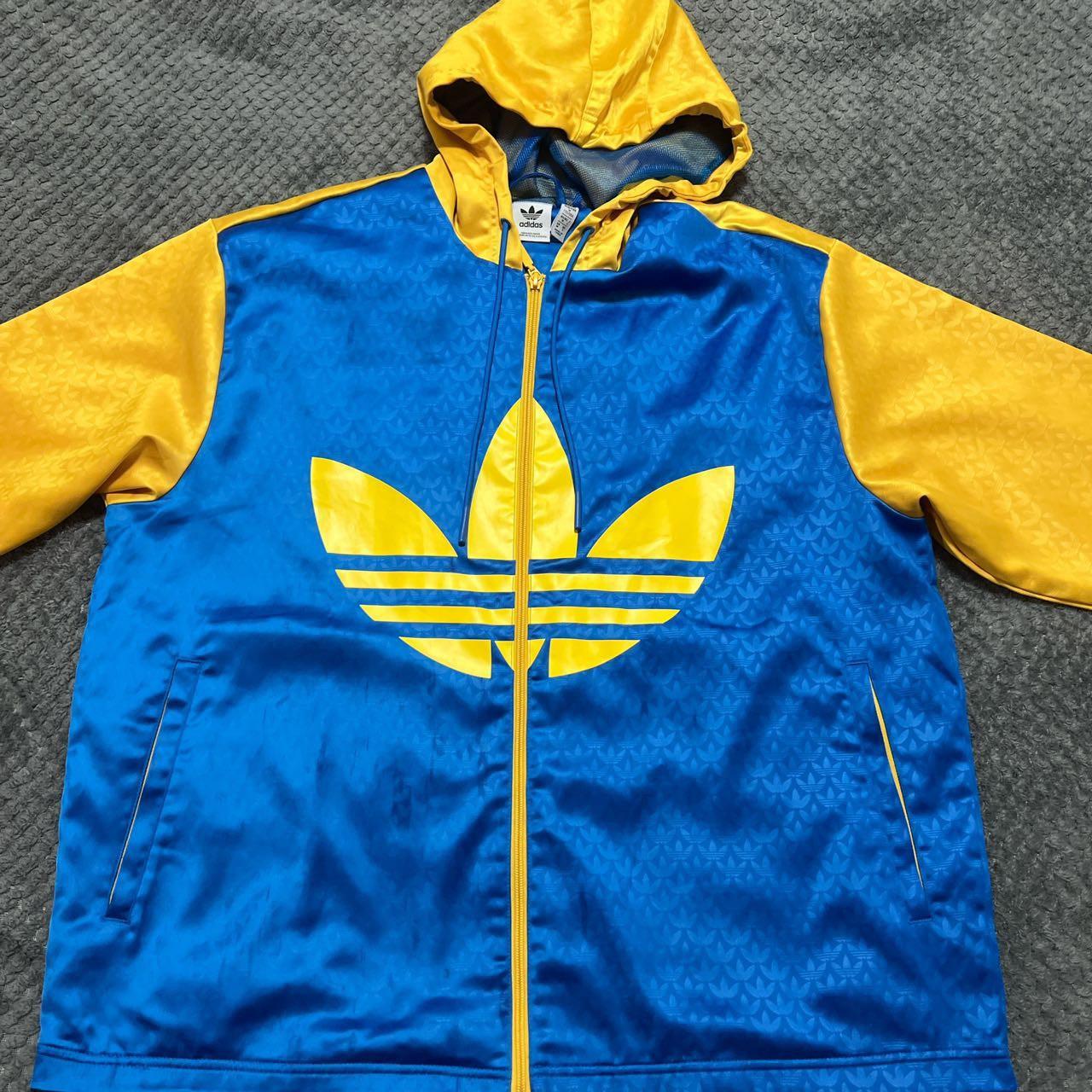 Adidas Adicolor 70S Colourblock windbreaker Depop