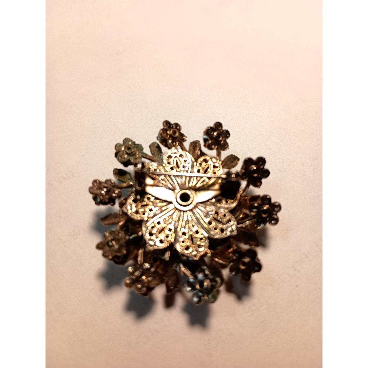 Source Unknown Women's Brooch - Multi – Round flo… - image 5