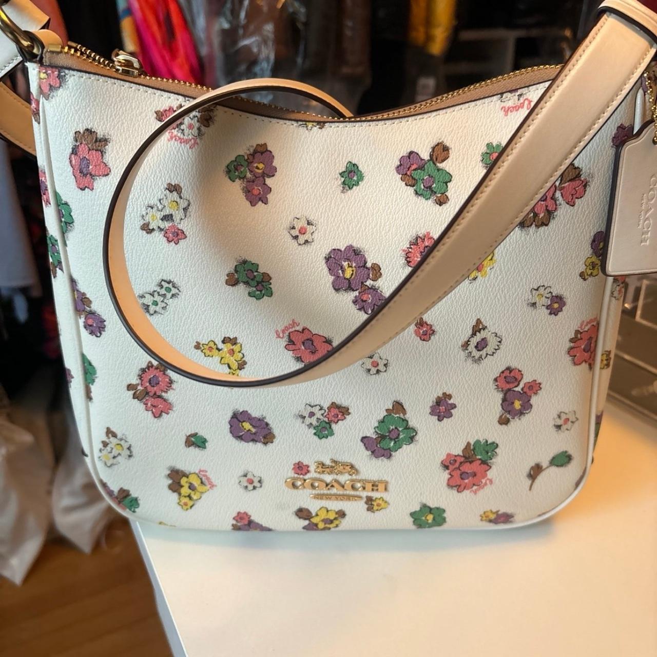 Coach authentic floral purse