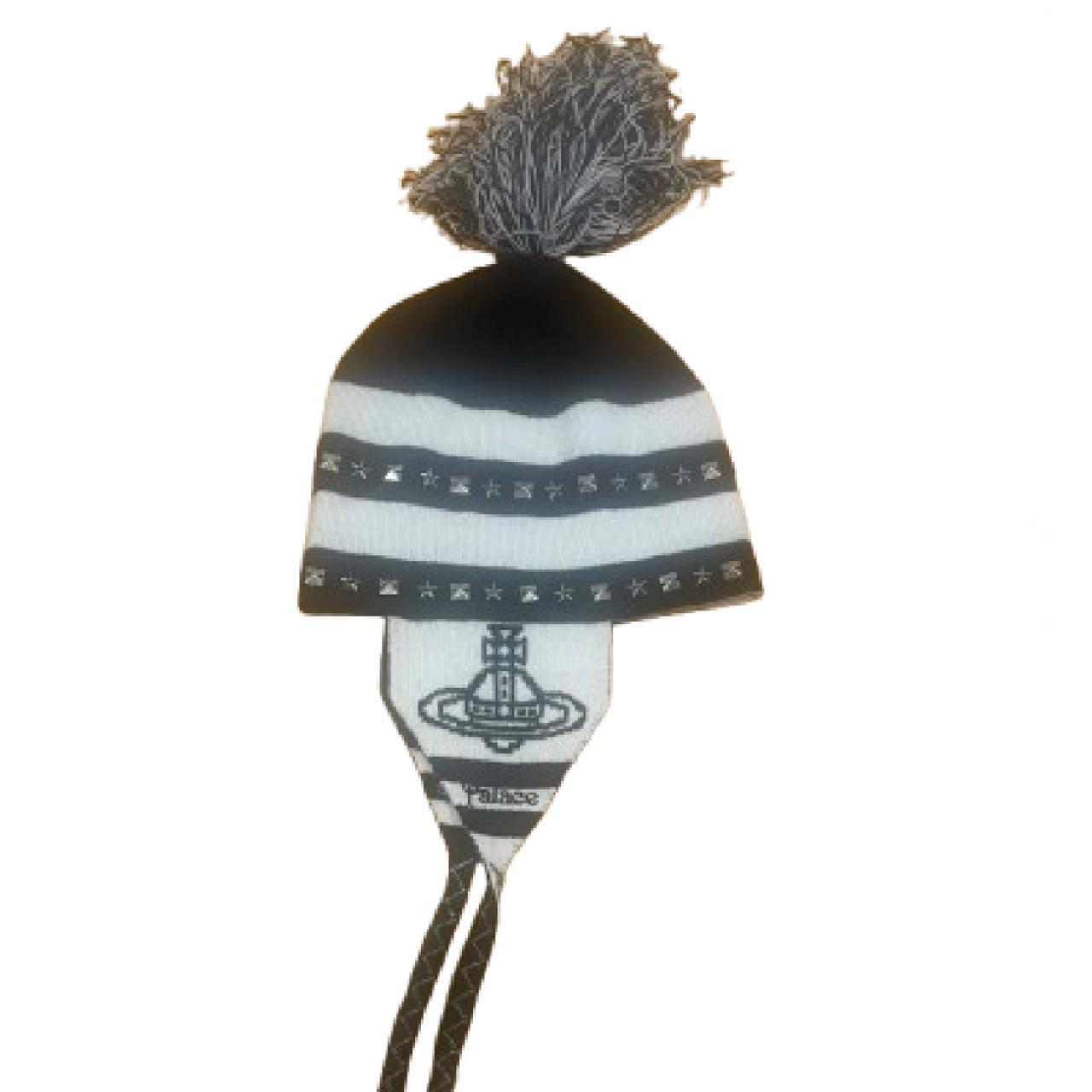 PALACE ニット帽 ビーニー 黒 大人気 ☆PALACE X VIVIENNE WESTWOOD