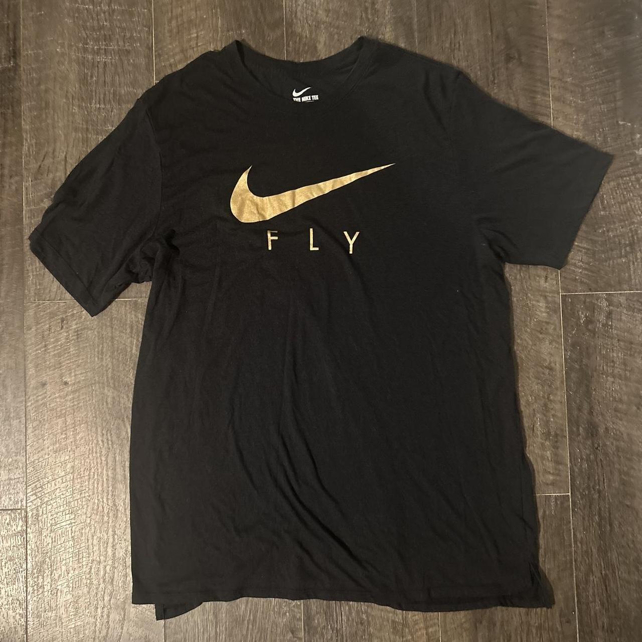 Black and gold nike shirt mens hotsell