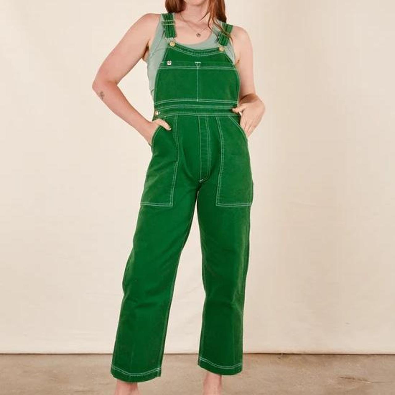 Big Bud Press Original Overalls in forest green size... - Depop