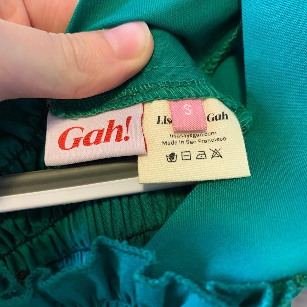 Lisa Says Gah Women's Green Dress | Depop