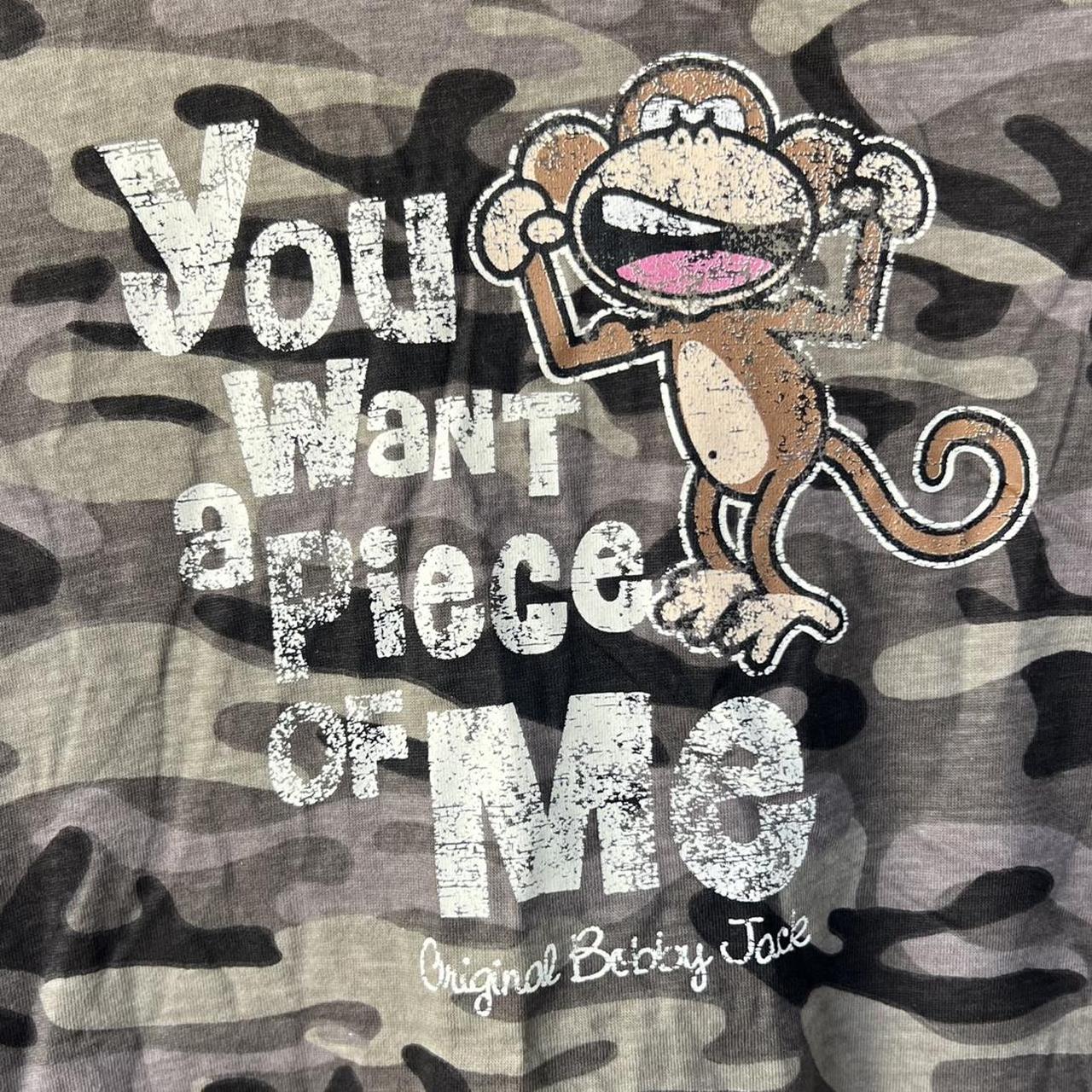 camo monkey shirt girl