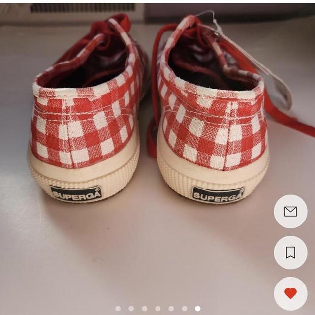 Superga hot sale gingham sneakers