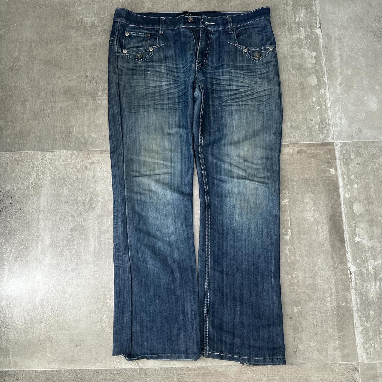 F.U.S.A.I By FOCUS USA INC. Washed Jeans, Size | Depop