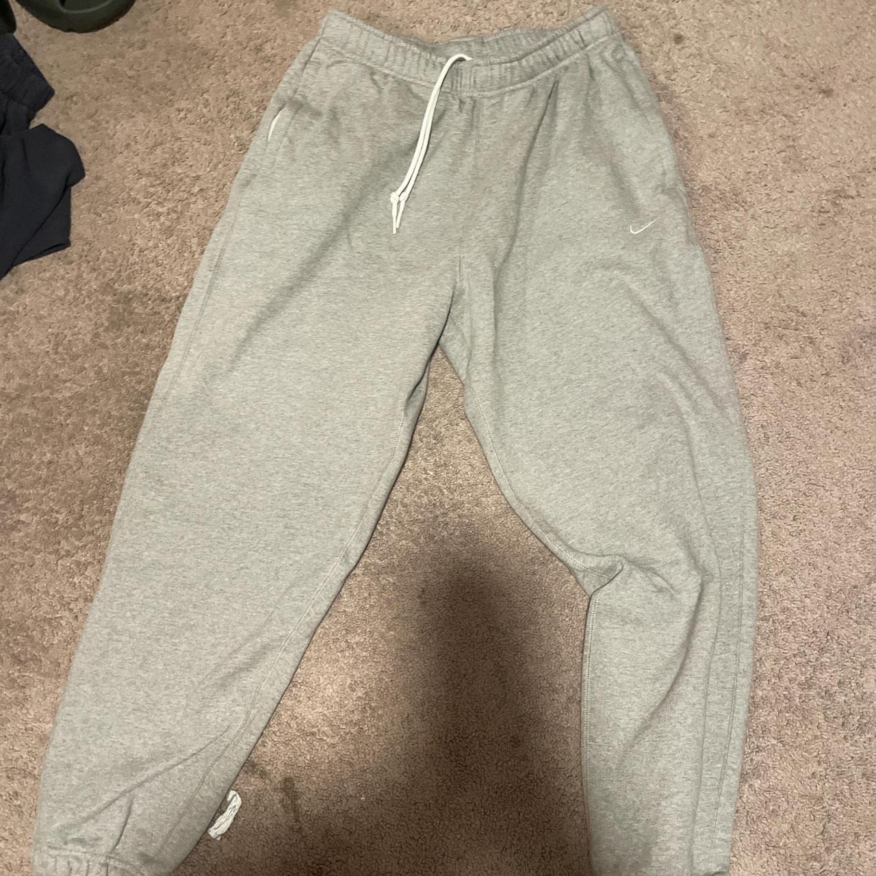 mens grey nike sweat pants