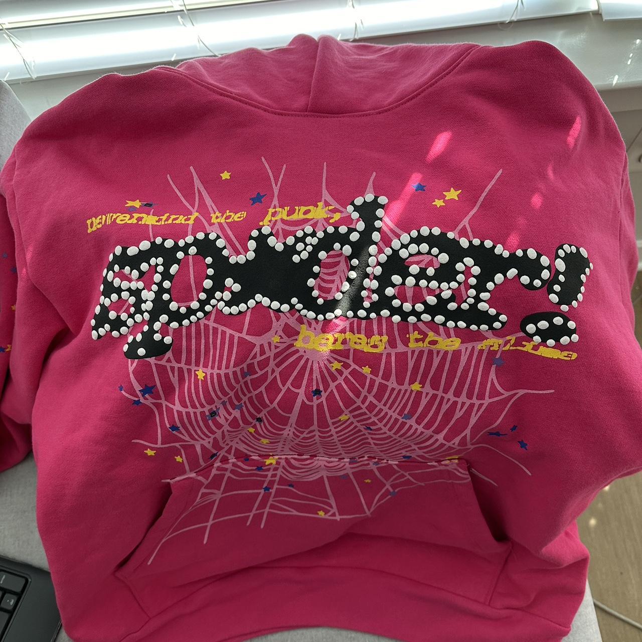Sp5der souvenir I heart hoodie XL | Depop