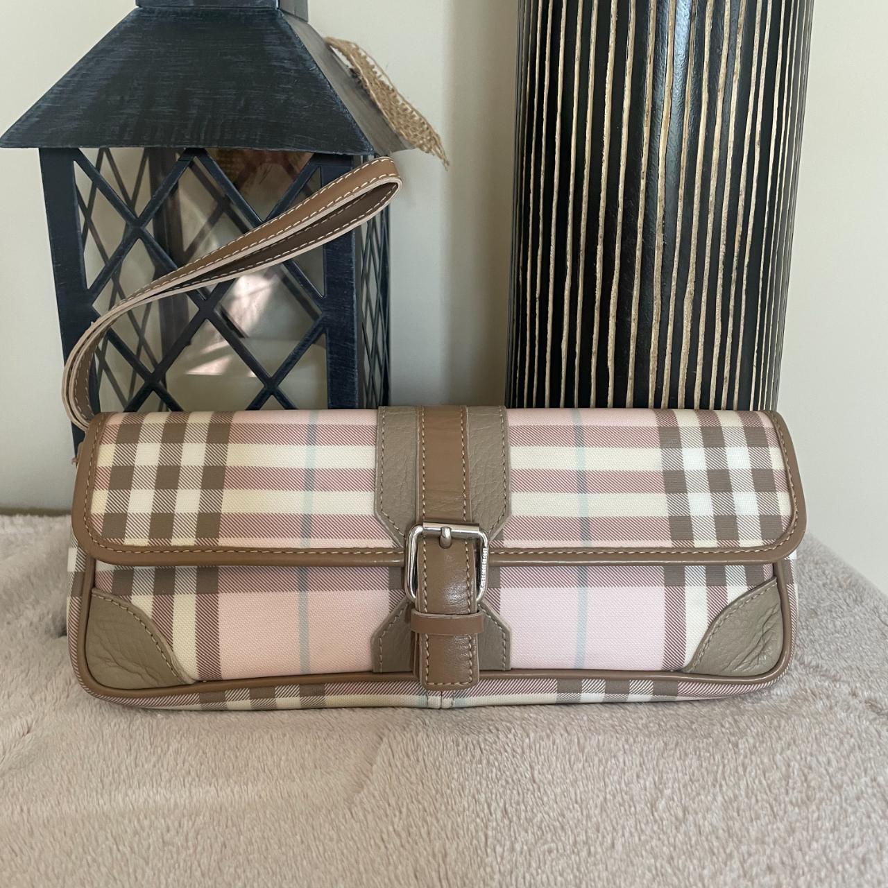 Burberry pink nova check bag best sale