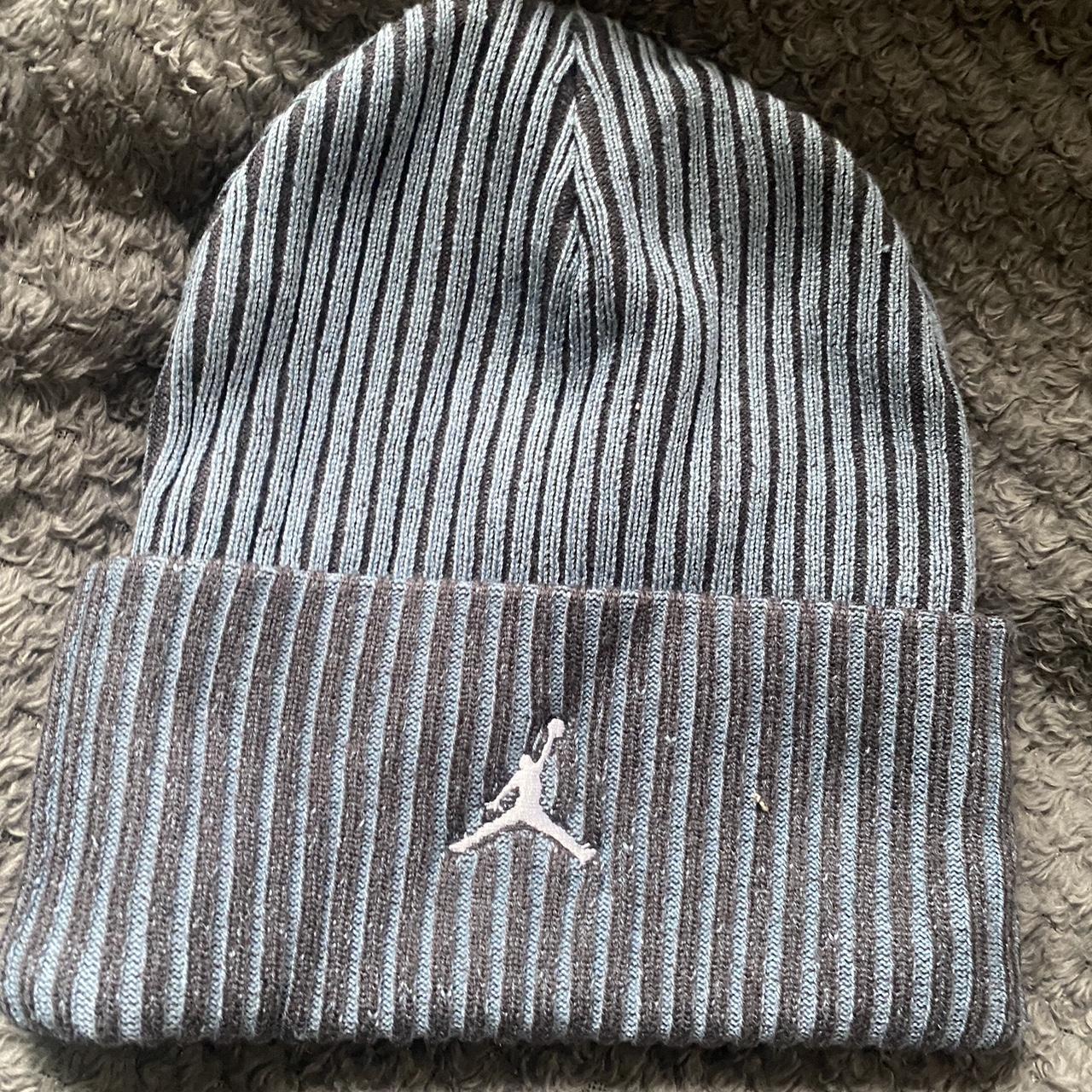 Jordan Beanie Light grey blue ish Don t hesitate. Depop