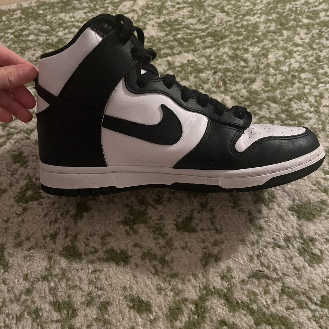 Worn once Nike outlets panda high top dunks