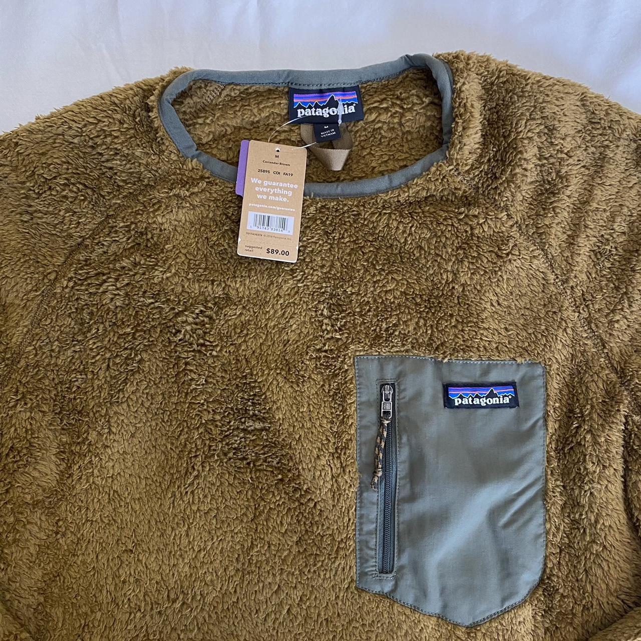 Patagonia Men's Los Gatos Crew fuzzy teddy bear | Depop