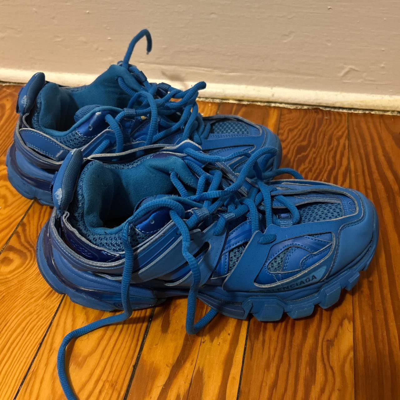 balenciaga track screen blue