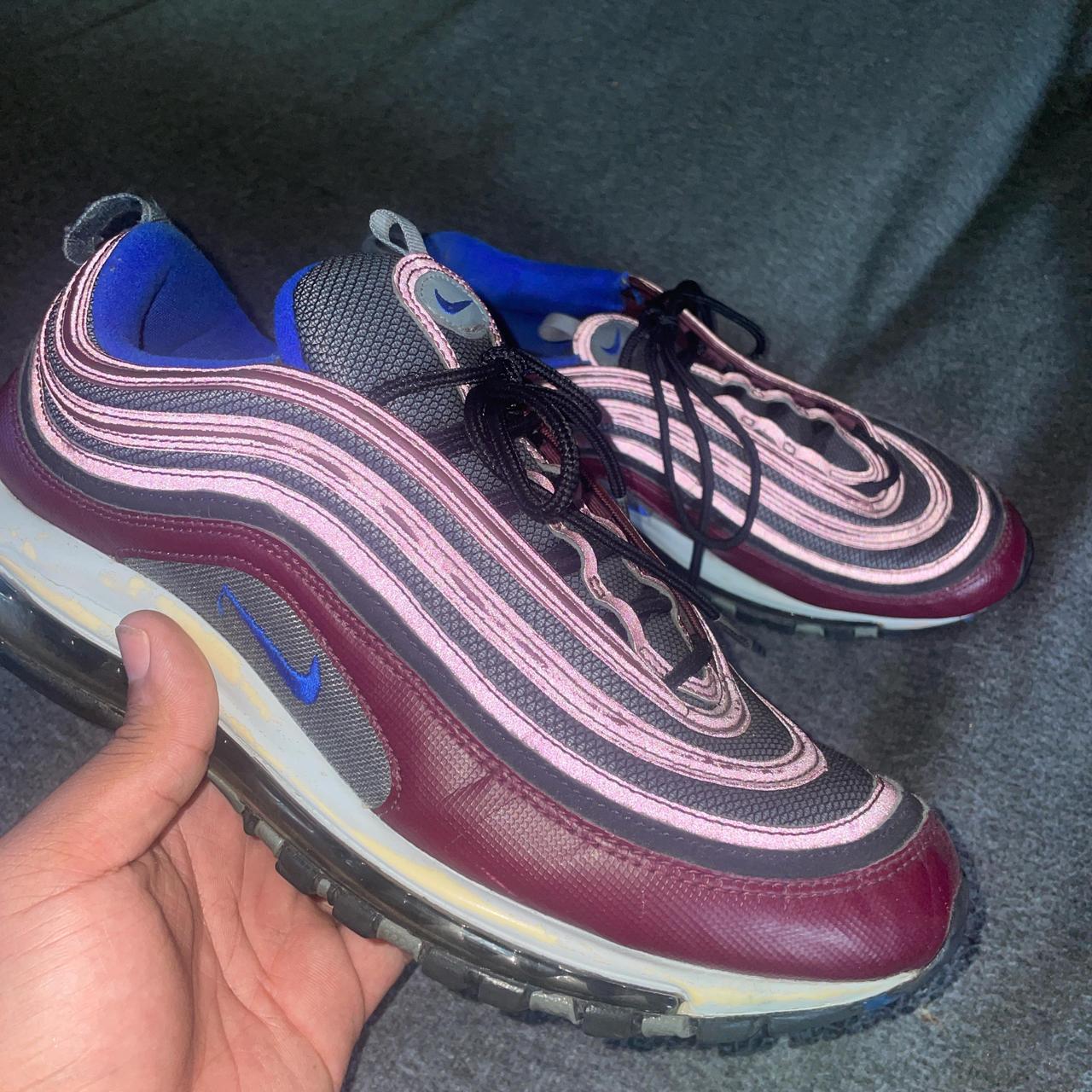 Air max 97 burgundy mens best sale