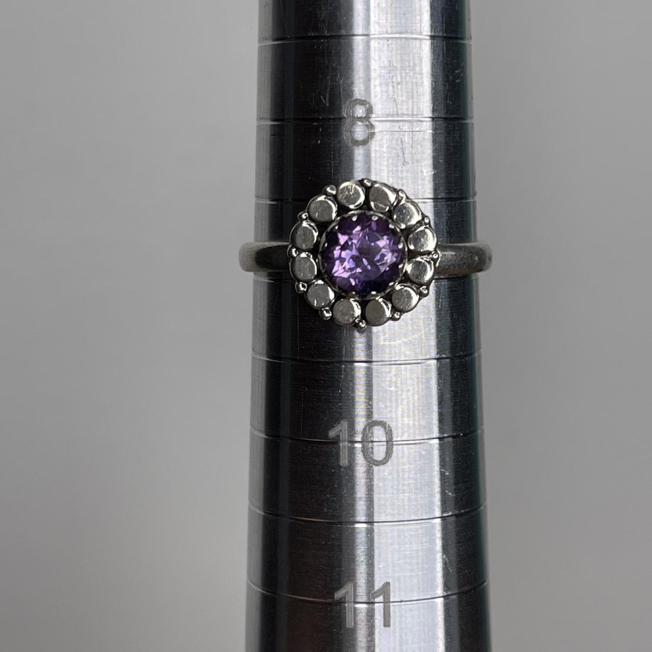 Women's Ring - Silver/Purple – Solid sterling sil… - image 5