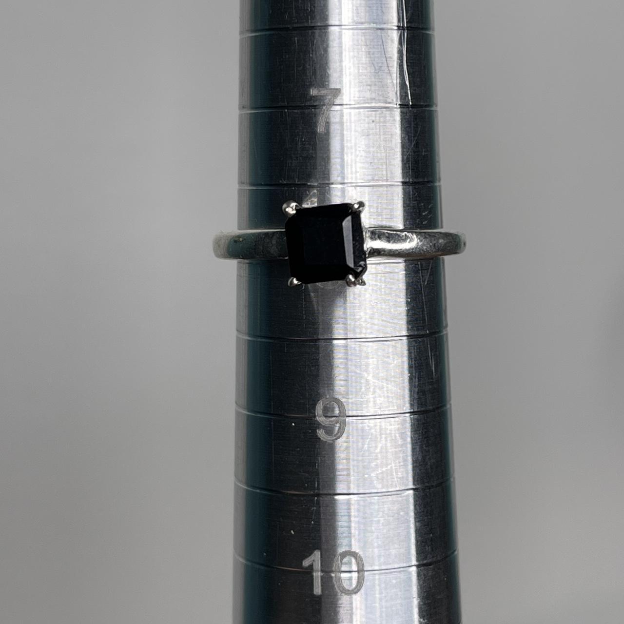 Women's Ring - Silver/Black – Solid sterling silv… - image 4