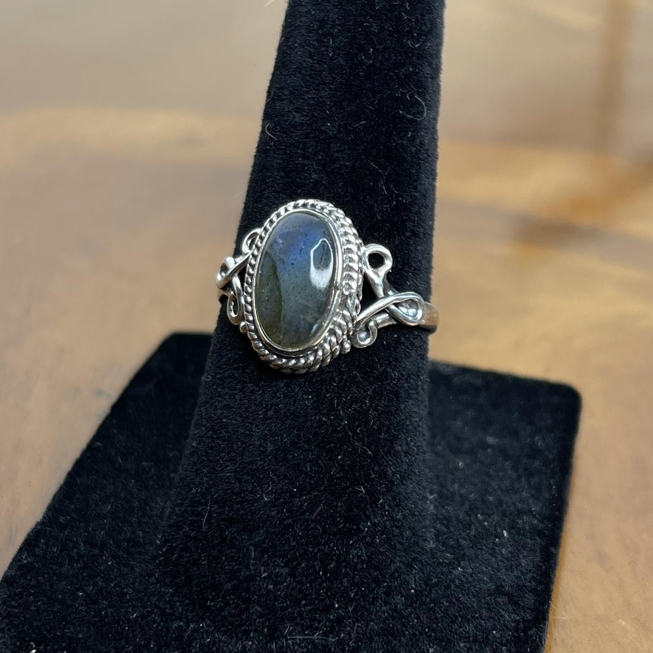 Men's Ring - Silver/Grey – Solid sterling silver … - image 3