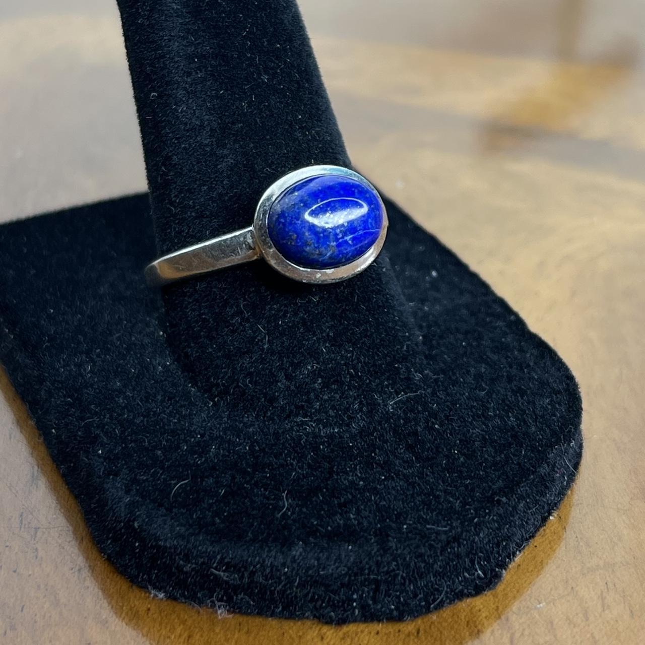 Women's Ring - Silver/Blue – Solid sterling silve… - image 2