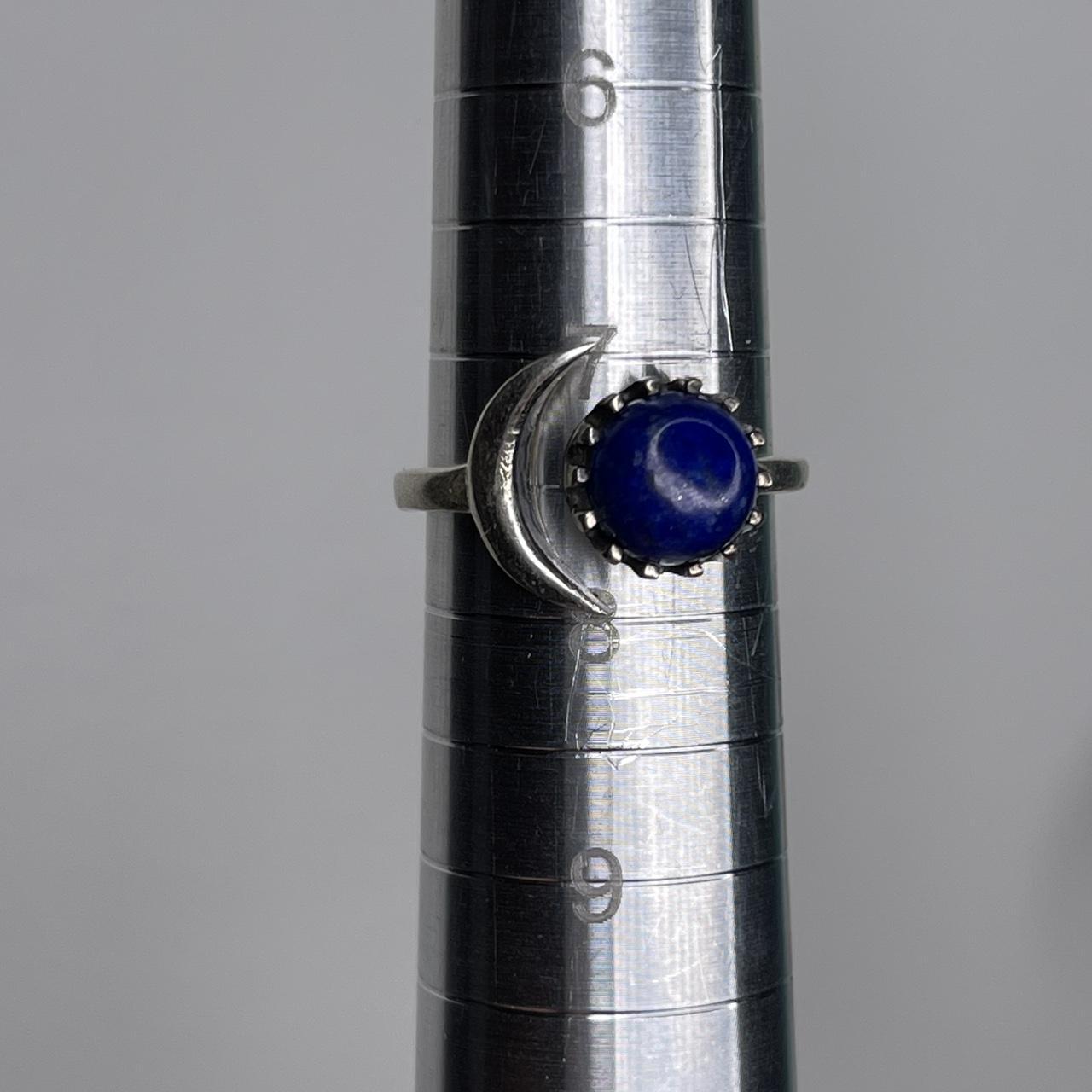 Women's Ring - Silver/Blue – Solid sterling silve… - image 6