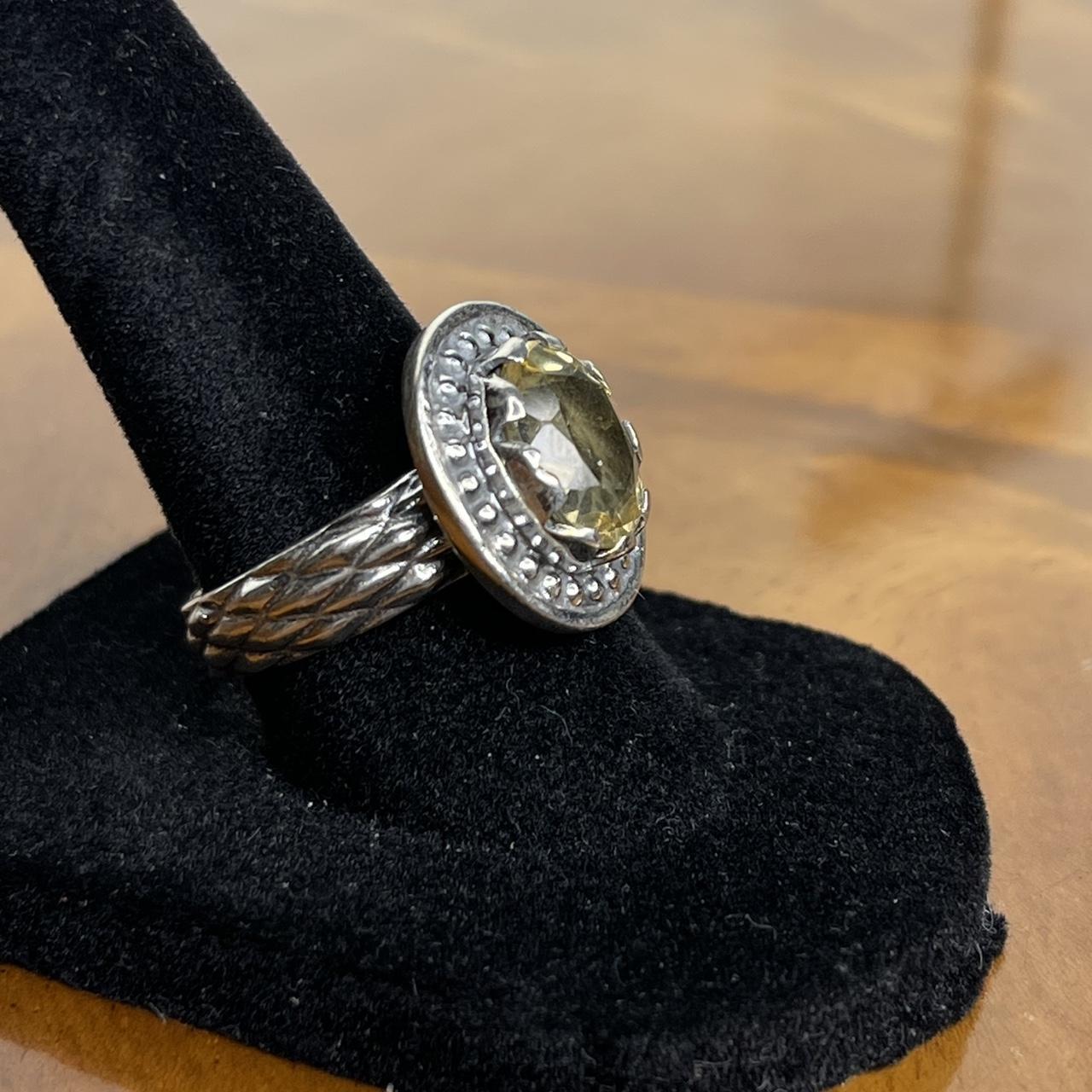 Women's Ring - Silver/Gold – Solid sterling silve… - image 4