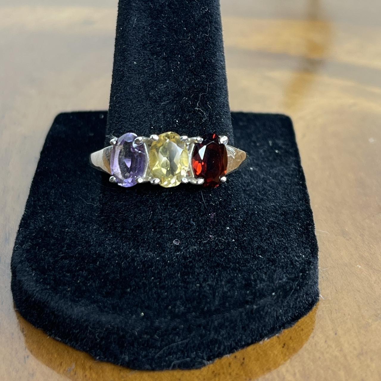 Women's Ring - Multi/Gold – Solid sterling silver… - image 4