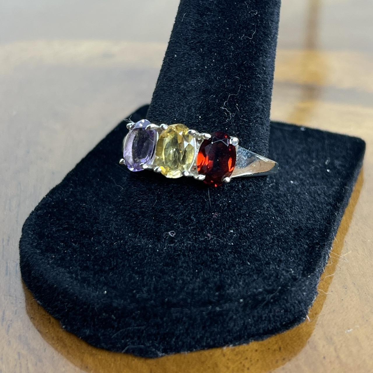 Women's Ring - Multi/Gold – Solid sterling silver… - image 2