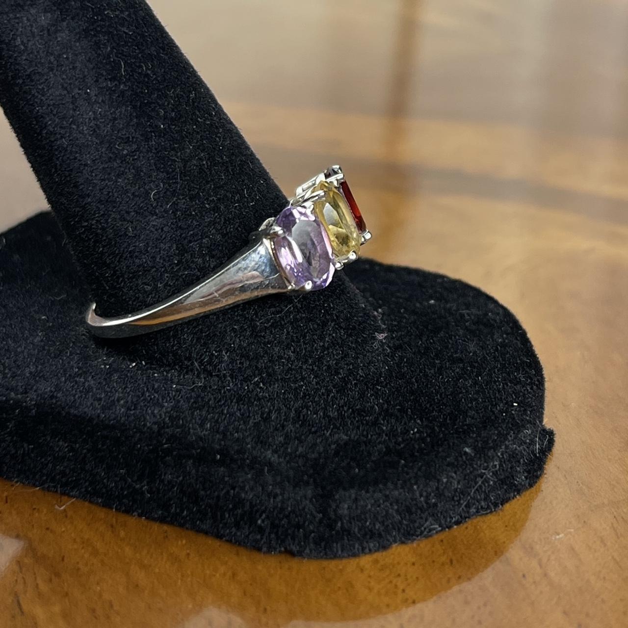 Women's Ring - Multi/Gold – Solid sterling silver… - image 5