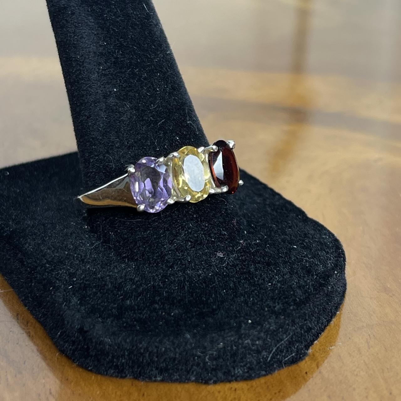 Women's Ring - Multi/Gold – Solid sterling silver… - image 3