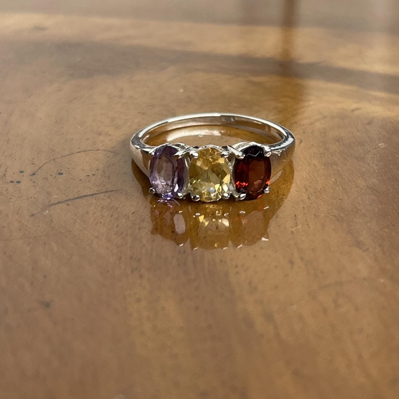 Women's Ring - Multi/Gold – Solid sterling silver… - image 7