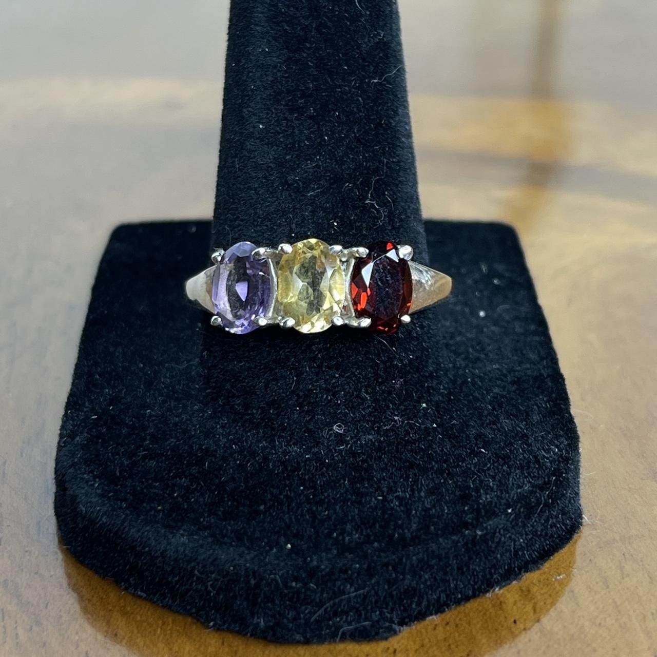 Women's Ring - Multi/Gold – Solid sterling silver… - image 1