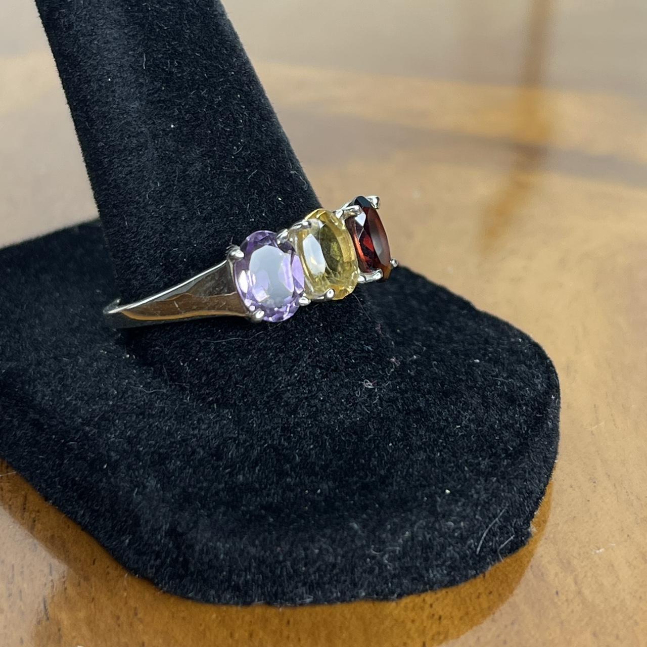 Women's Ring - Multi/Gold – Solid sterling silver… - image 6