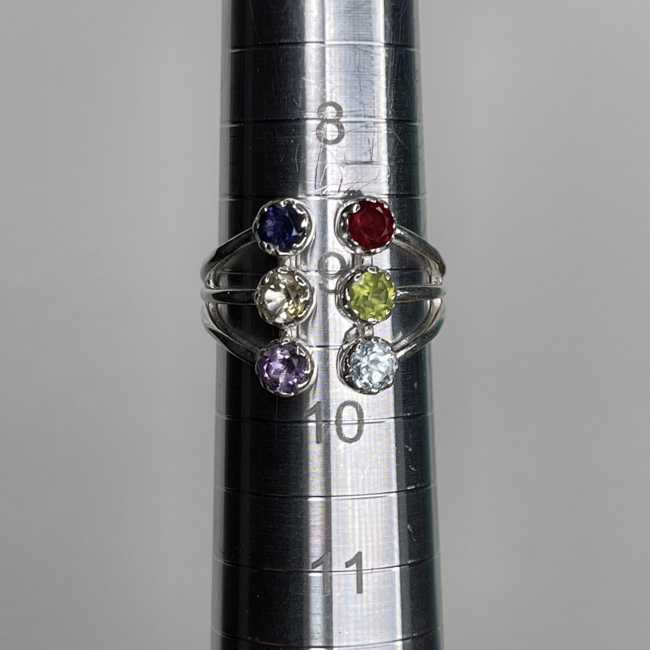 Women's Ring - Silver/Multi – Solid sterling silv… - image 5