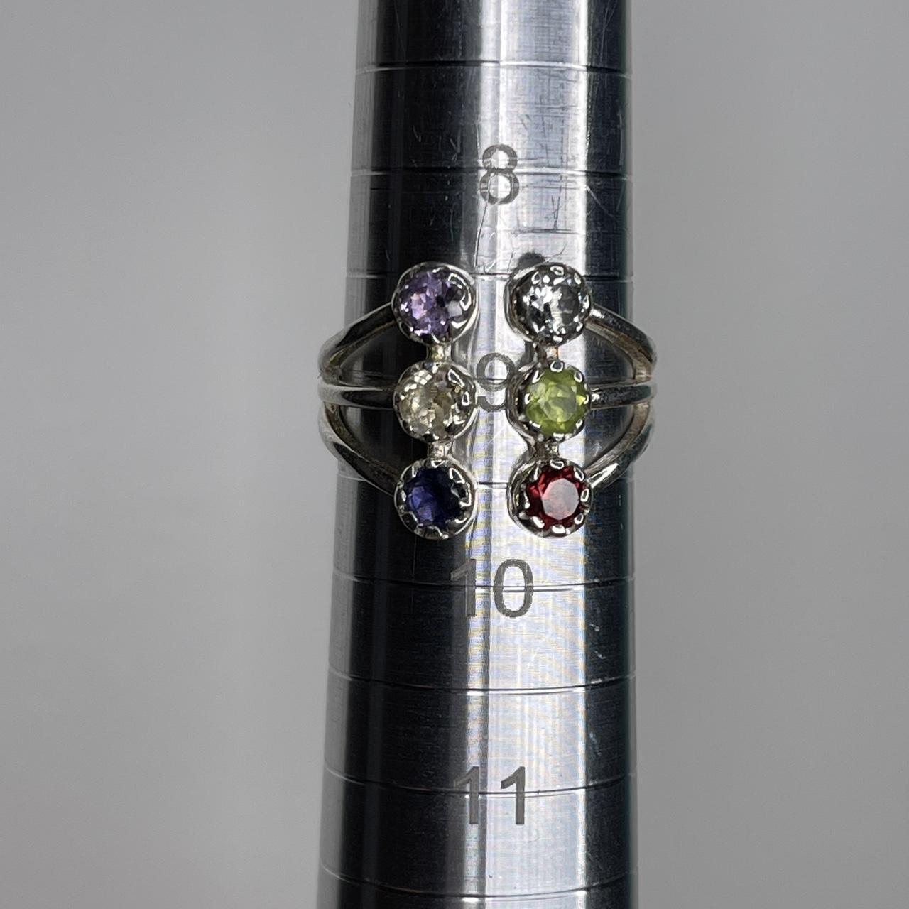 Women's Ring - Silver/Multi – Solid sterling silv… - image 5