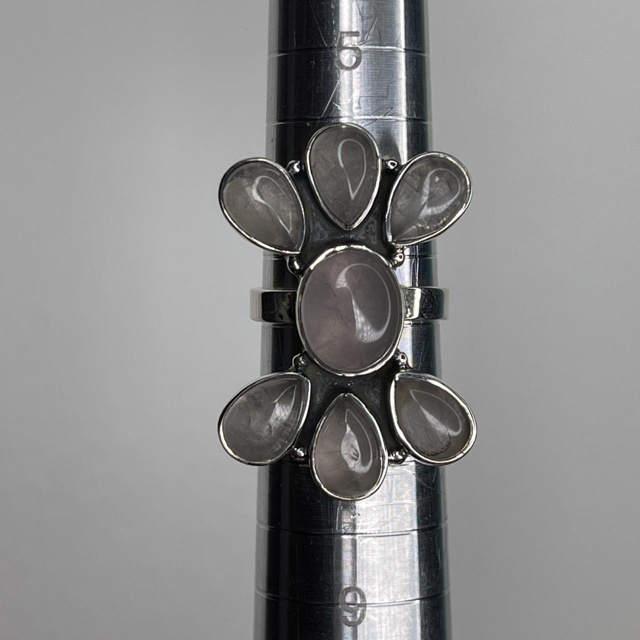 Women's Ring - Silver/White – Solid sterling silv… - image 5